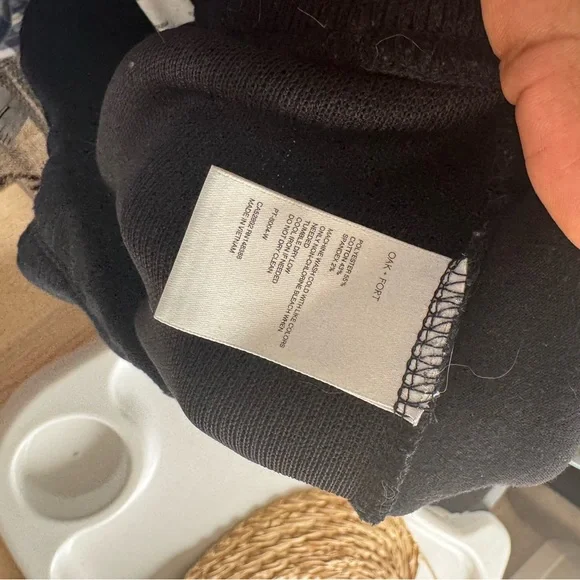 OAK + FORT Black Wide-Leg Pants - Picture 7 of 7